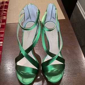 Green Strappy Sandals